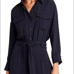 Combinaison (jumpsuit) ZARA AW16 - Bleu Marine, Boutons Dorés, Taille S (UK 8) - Neuf Avec étiquettes